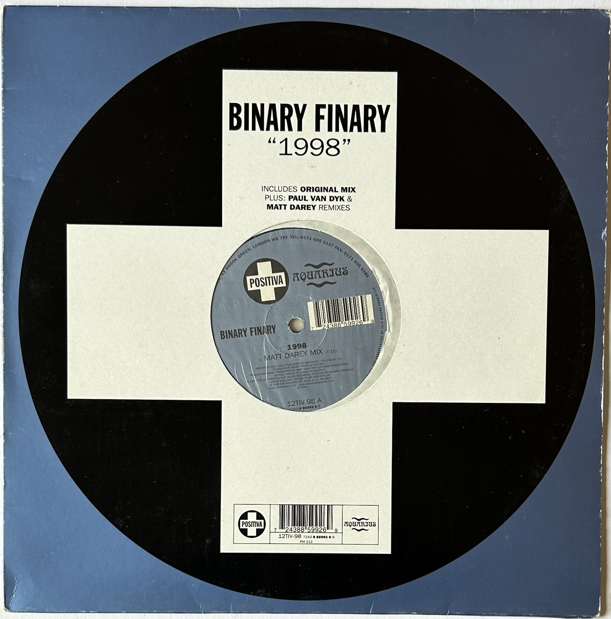 Binary Finary – 1998 – Number One for pre loved records